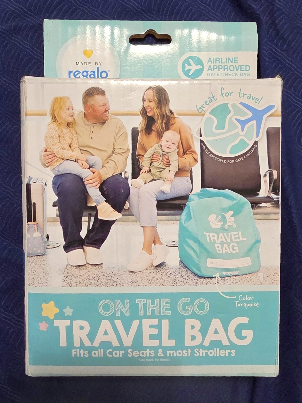Regalo - On The Go Travel Car Seat & Stroller Bag Cover
